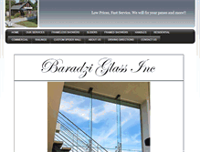 Tablet Screenshot of baradziglass.com